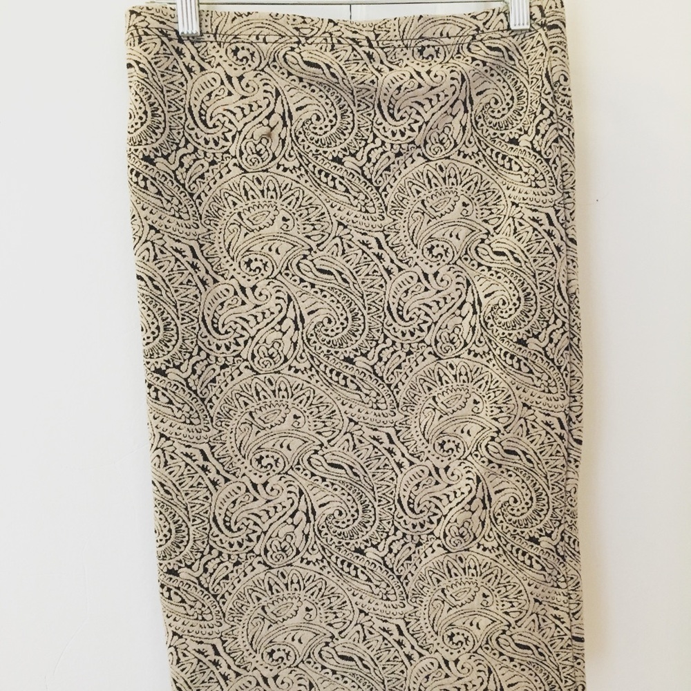 Forever 21 Paisley Pencil Skirt
